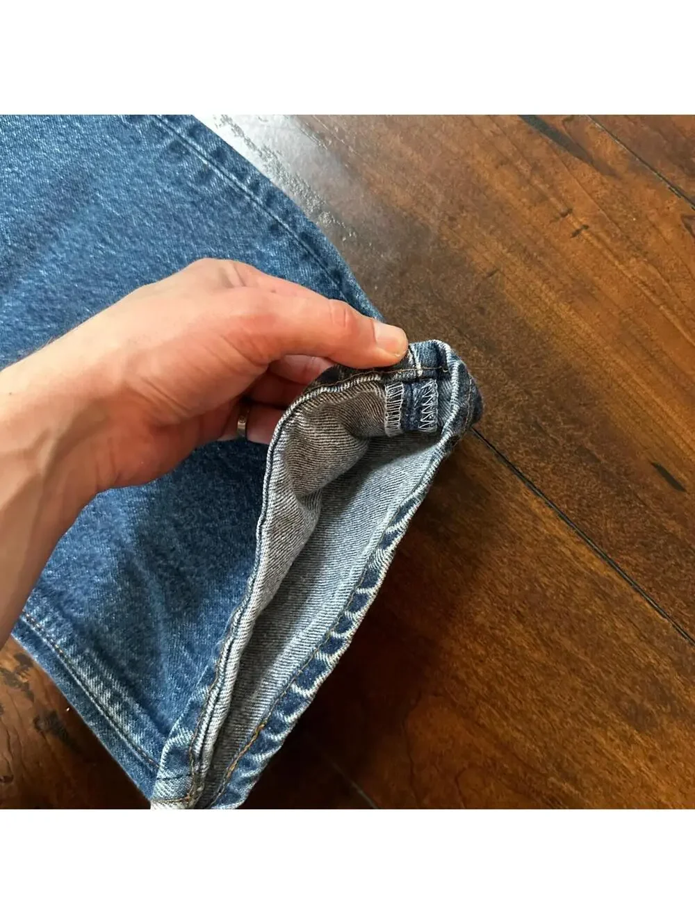 VTG 90s Levis 501 Button Fly 40x36 USA Tag Jeans Straight Wash Blue XX Act 36x32